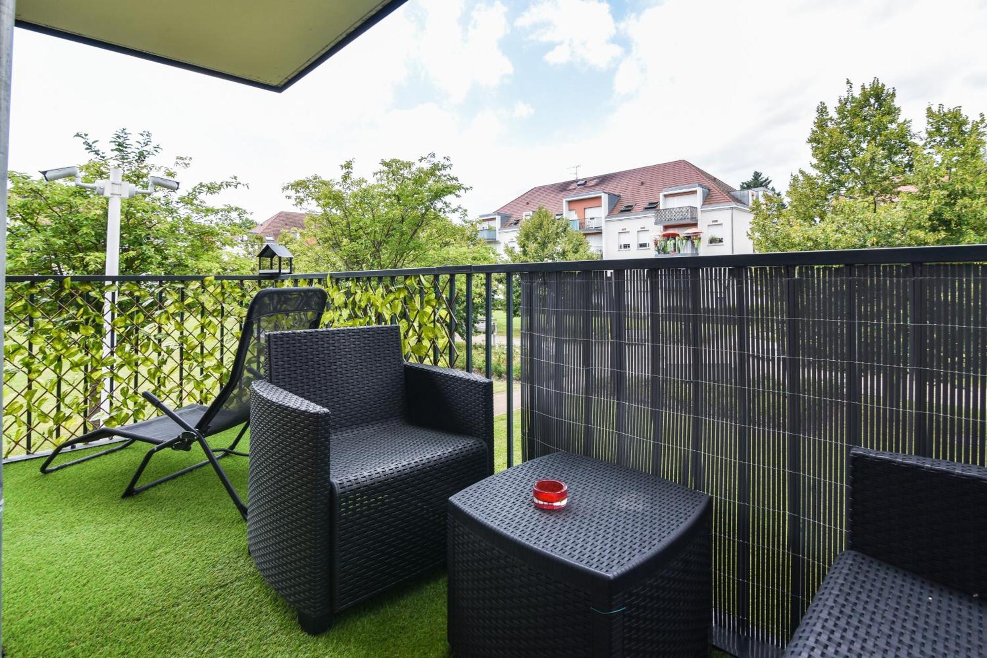 Ferienwohnung Le Chill&Chic Terrasse - Parking Colmar Exterior foto